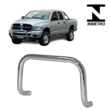 Imagem de Parachoque Quebra Mato Dodge RAM 2006 2007 2008 2009 Cromado - CCF