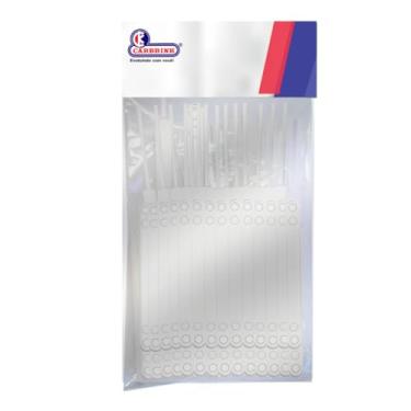 Imagem de Grampo Trilho Plastico Estendido Até 600Fls Branco Pctc/50-113166