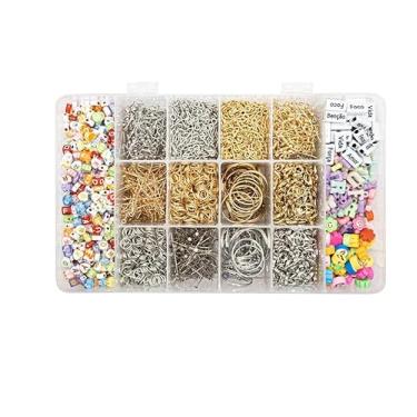 Imagem de Kit de MiçAngas para Iniciantes para Fazer Pulseiras de Joias, 2300 PeçAs + Caixa