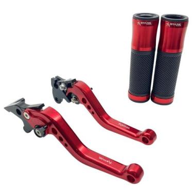 Imagem de Kit Manopla Luva Manete Esportivo Yes 125 Intruder 125 Dafra Riva - No