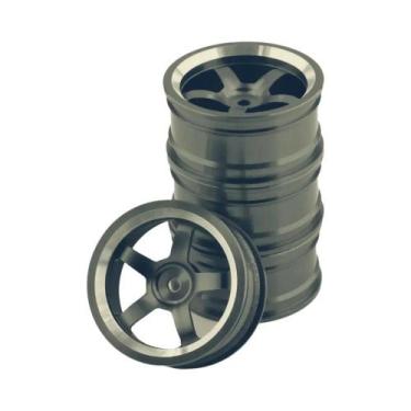 Imagem de Rodas De Liga Leve Para Carro RC Drift Escala 1/10, Cubos De Metal Par