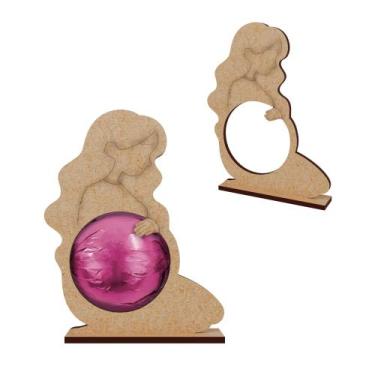 Imagem de Porta Bombom Grávida  Detalhe Encantador para Chá de Bebê - R9 Decor, 