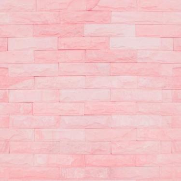 Imagem de Papel de Parede Adesivo Lavável Tijolinhos Rosa Tijolo 5m