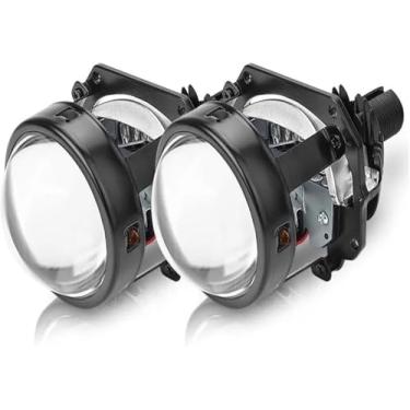 Imagem de Farol De Carro Substituição De Motocicleta De Carro 100w 20000lm 2.5 Ih Bi-led Lente Alta Baixa Feixe Led Lentes Do Projetor Para Farol H4 H7 9005 9006, No Shrouds RHD