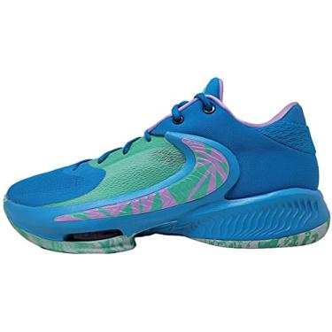 Imagem de Nike Tênis de basquete masculino Zoom Freak 4, Laser azul/lilás - Menta claro, 9
