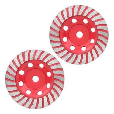 Imagem de Kit 2 Discos Desbaste Diamantado Turbo Cortag 115mm 61753