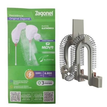 Imagem de Resistência Zagonel Ducha Eletrônica Move E Sublime - 127v~5500w