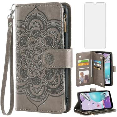 Imagem de Capa de telefone para LG Aristo 5/K31/Fortune 3/Phoenix 5/K8x/Tribute Monarch/Risio 4 capa carteira com protetor de tela e suporte de cartão flip celular LGK31 Rebel K 31 31K Aristo5 Plus Astro 5+