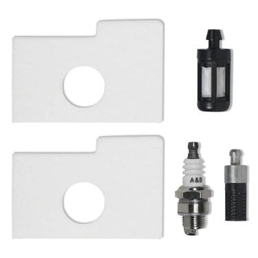 Imagem de Kit de ajuste de filtro de ar compatível com Stihl MS170 MS180 017 018 motosserra com filtro de ar, vela de ignição e filtro de combustível 1130 007 1800 1130071800, MS170 MS180 kit de ajuste + etc