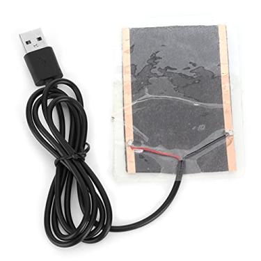 Imagem de AYNEFY Pedi de Calor de Fibra de Fibra de de Aquecimento USB para Almofada de Calor de Carbono Baixo Poderoso, Cyers e Luvas Quentes