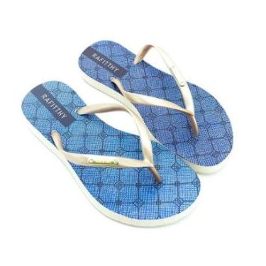 Imagem de Chinelo Feminino Rafitthy 222.22111 - Azul-Feminino