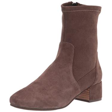 Imagem de Gentle Souls by Kenneth Cole Bota feminina Ella Stretch Ankle Boot, Amêndoa, 7