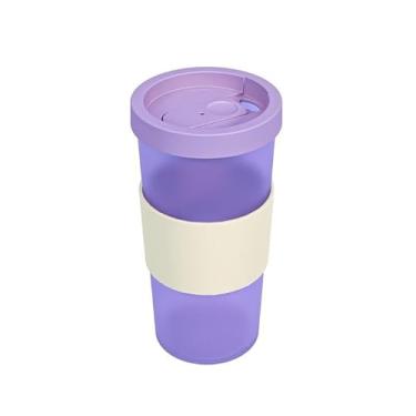 Imagem de Copo com Tampa Brinox Nutri 500ml Lilás