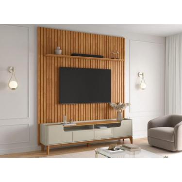 Imagem de Rack Flip Com Painel Supremo 2.2 4 Portas Tv 85 Polegadas - Off White/