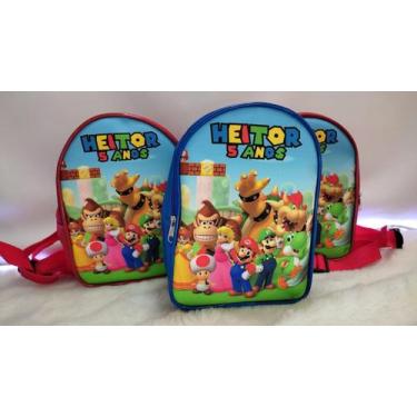 Imagem de 15 mochilinhas lembrancinha de aniversário Tema Mario - Hericks Person