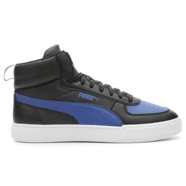 Imagem de PUMA Tênis masculino Caven Mid Fashion, Puma Preto/Surf the Web/Surf the Web, 9.5