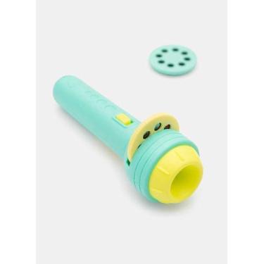 Imagem de Lanterna Projetor Multibichos Puket 100400380, Verde agua, Amarelo, UN