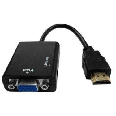 Imagem de Cabo Adaptador HDMI P/ VGA Com Áudio