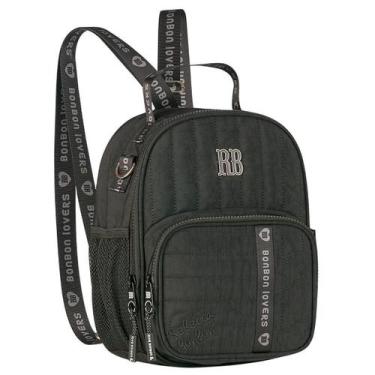 Imagem de Lancheira Bolsa Transversal Térmica Rebecca Bonbon - Preto