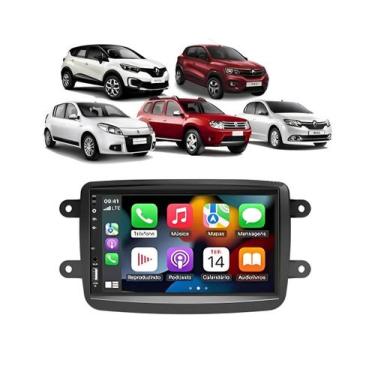 Imagem de Kit Multimídia Kwid Life Zen 7 Pol CarPlay AndroidAuto Sem Fio - First