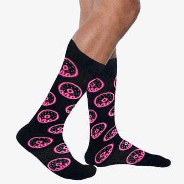 Imagem de Meia Lupo Donuts Neon Urban 16901-103, Preto, M
