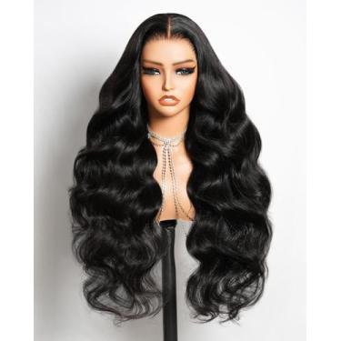Imagem de Peruca Megalook hair Glueless 13x6 HD Lace Front Human Hair