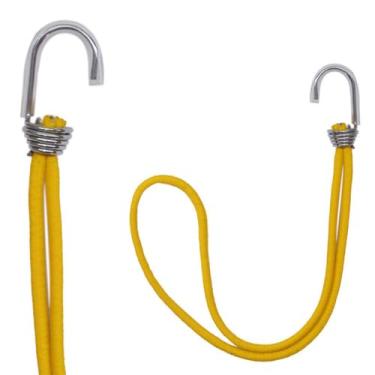 Imagem de Kit 05 Elásticos Extensor Borracha Lona Amarela Caminhão Carreta