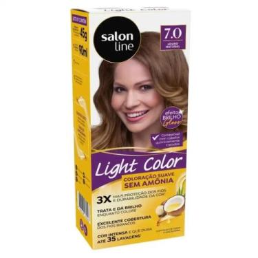 Imagem de Coloração Suave Light Color 7.0 Louro Natural Salon Line