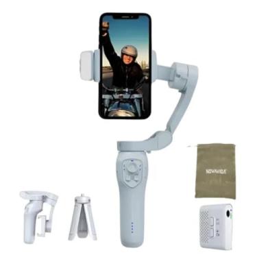 Imagem de NOVAVIDA, Estabilizador Gimbal de Celular Profissional L10Cpro com 3 Eixos Dobráveis