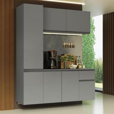 Imagem de Armário de Cozinha Compacta 160 cm Suspenso Nice Madesa 02