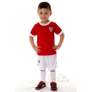 Imagem de Conjunto Infantil São Paulo Uniforme Artilheiro Oficial