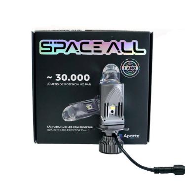 Imagem de Led H4 Projetor Space All 30.000 Lúmens  Par  Potencia Real