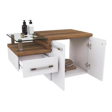 Imagem de Gabinete Armario para Banheiro Legno 830 (Somente Balcao) - Metalig, B