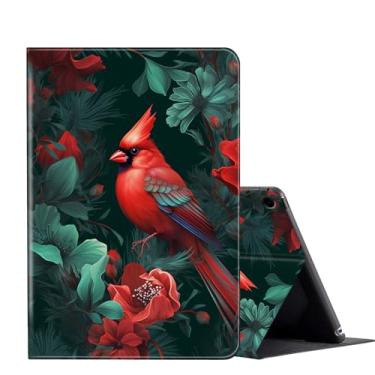 Imagem de Capa para tablet Samsung Galaxy Tab A9 Plus (27.9 cm-2023 modelo SM-X210/X216/X218), capa fólio de couro PU fina com suporte automático hibernar para Samsung Galaxy A9+Plus 5G 11 polegadas - Cardeal