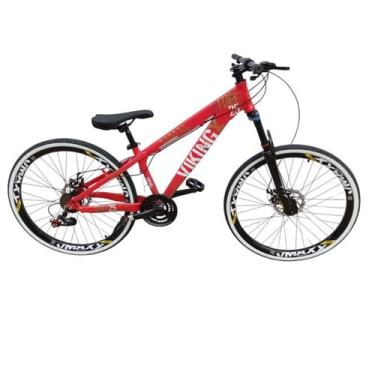 Imagem de Bicicleta Aro 26 Vikingx Tuff 25 Aluminio Freeride 21 Velocidades Mtb 