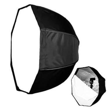 Imagem de SOU FOTO Softbox Octogonal Tipo Sombrinha Universal 80cm SSU-80 para Estúdio Fotográfico