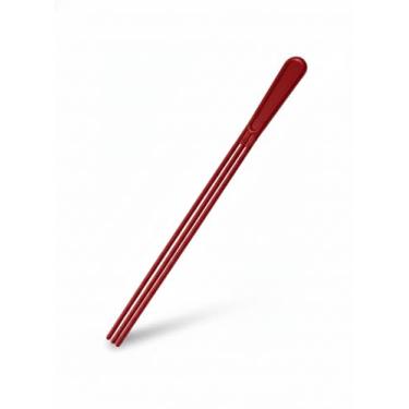 Imagem de Zaidan’s Baqueta Tripla para Tamborim 3 Hastes – Nylon resistente, 37 cm, 25 g – Para samba, ensaios e shows Percussão – Cores: vermelho, azul, preto, verde (Vermelho)