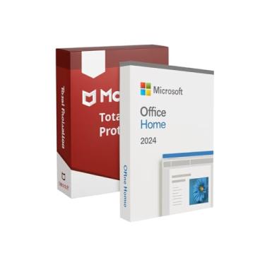 Imagem de Kit Microsoft Office Home 2024 com McAfee Total Protection 1 dispositivo