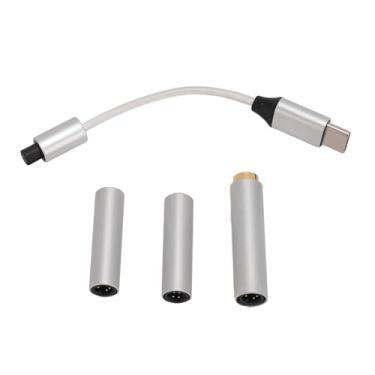Imagem de Adaptador USB C para conector de fone de ouvido AUX de alta resolução 32 bits 384 kHz PCM DAC CX31988 chip tipo C para 2,5 mm 3,5 mm 4,4 mm adaptador para amantes de música de smartphone