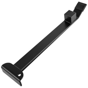 Imagem de Ferramenta profissional de piso para barra de puxar e barra de puxar em forma de T e proteção de ângulo em forma de L, fácil configuração para áreas de trabalho estreitas (preto)