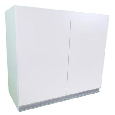 Imagem de Armário Aéreo 70cm MDF para Cozinha - Gabinete de Parede para Lavanderia e Banheiro | Armário de Despensa com 3 Regulagens de Prateleira