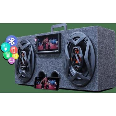 Imagem de Caixa Ativa Multimidia Mp5 Bluetooth Usb Falante 6x9 Jbl - OESTESOM