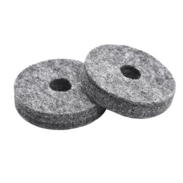 Imagem de RiToEasysports 23 Peças de Acessórios de Substituição de Pratos Conjunto de Peças de Bateria Com Feltros e Mangas para Manutenção de Kit de Bateria, para Amantes de Música, FeltPlasticMetalBlack