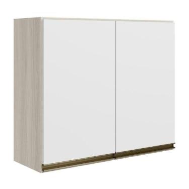 Imagem de Armario Aereo 2 Portas Mdf 80 Cm Kali 12211 Bianco Nicioli - Nicioli M