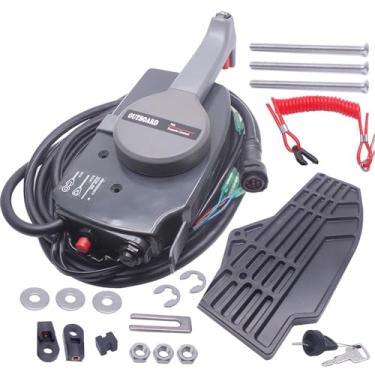 Imagem de OVERSEE 703 Suporte lateral 703-48207-22-00 controle remoto para motor de popa Yamaha 10 pinos