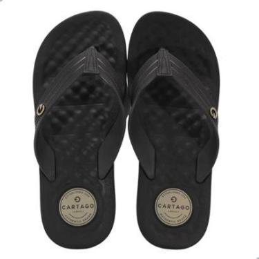 Imagem de Chinelo Masculino Cartago Arizona Light 12517 Preto-Masculino