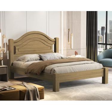 Imagem de Cama casal isis 100% mdf para colchão 188x138 cm -super reforçada - ba