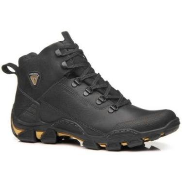 Imagem de Bota Masculina Trekking Couro Washed Black Pegada 150059-04-Masculino