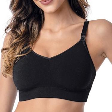 Imagem de Sutiã Maternal Ultraleve DeMillus 61158, Preto, A (Veste 42 a 46)