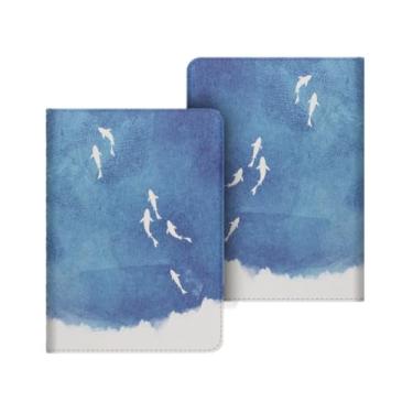 Imagem de Akacy Padrão pintado com alça capa protetora de couro PU para Kindle Paperwhite 6.0 polegadas 11ª geração lançado em 2022/2024 (Modelo: C2V2L3/RS23CV) (3)